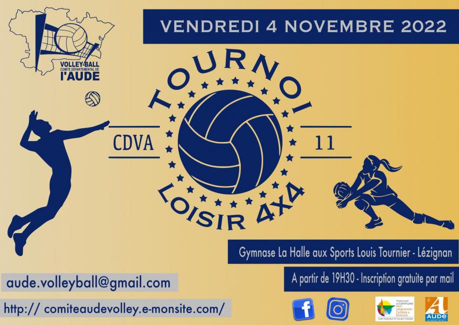 Affiche tournoi 4x4 du 2022 11 04